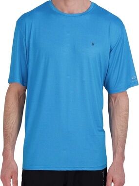 Spyder Men's Short Sleeve Rashguard – UPF+, Quick-Dry, Swim Shirt, Surfing NWT M